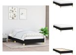 Vidaxl Struttura Letto Nera 80X200 Cm In Tessuto - Letti E Strutture Letto