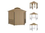 Vidaxl Padiglione Con Pareti Laterali 3,1X2,7 M Taupe - Padiglioni E Tende Per Feste