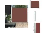 Vidaxl Tenda Laterale Estensibile 100X300 Cm Marrone - Ombrelloni E Tende Da Sole