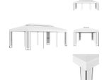 Vidaxl Padiglione Con Doppio Tetto 3 X 6 M Bianco - Padiglioni E Tende Per Feste