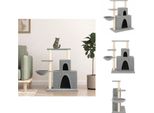 Vidaxl Albero Tiragraffi Con Tiragraffi In Sisal Grigio Chiaro 83 Cm - Alberi Tiragraffi