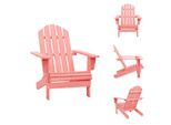 Vidaxl Sedia Da Giardino Adirondack In Legno Massiccio Di Abete Rosa - Sedie Da Giardino