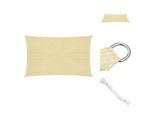 Vidaxl Tenda Da Sole 160 G/M² Beige 2X5 M Hdpe - Ombrelloni E Tende Da Sole