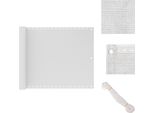 Vidaxl Schermo Privacy Per Balcone Bianco 75X500 Cm Hdpe - Ombrelloni E Tende Da Sole