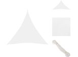 Vidaxl Tenda Da Sole In Tessuto Oxford Triangolare 3,6X3,6X3,6 M Bianco - Ombrelloni E Tende Da Sole