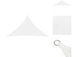 Vidaxl Tenda Da Sole In Tessuto Oxford Triangolare 5X5X6 M Bianco - Ombrelloni E Tende Da Sole