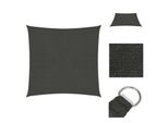 Vidaxl Tenda Da Sole 160 G/M² Antracite 4X4 M Hdpe - Ombrelloni E Tende Da Sole