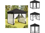 Vidaxl Tenda Per Feste Pieghevole Con Pareti Laterali Nere 2X2 M - Padiglioni E Tende Per Feste