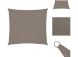 Vidaxl Tenda Da Sole In Tessuto Oxford Quadrato 7X7 M Taupe - Ombrelloni E Tende Da Sole