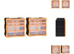 Vidaxl Organizzatore Multi-Cassetto 2 Pezzi 12 Cassetti 26,5X16X26 Cm - Cassette Per Attrezzi