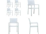 Vidaxl Sedie Da Giardino 4 Pz. Sedia Da Giardino - Sedie Da Giardino - Sedia Da Giardino In Plastica - Sedie Da Giardino In Plastica