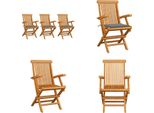 Vidaxl Sedie Da Giardino Con Cuscini Grigi 3 Pz. Legno Massiccio Teak - Sedia Da Giardino - Sedie Da Giardino - Sedia Da Giardino Legno - Sedia Da Giardino Legno Massiccio