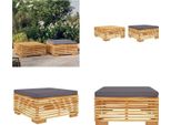 Vidaxl 2 Pezzi. Set Salotto Da Giardino In Teak Massiccio - Set Salotto Da Giardino - Set Salotto Da Giardino - Set Salotto - Set Salotto Da Esterno