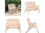 Vidaxl Panca Da Giardino A 2 Posti 119X85X98 Cm In Legno Massello Di Abete - Panca Da Giardino - Panca Da Giardino - Panca Da Esterno