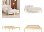 Vidaxl Letto In Legno Di Pino Massiccio 140X200 Cm - Struttura Letto - Struttura Letto - Letto - Letti