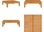 Vidaxl Tavolo Da Giardino 68,5X68,5X24 Cm In Legno Massiccio Di Acacia - Tavolo Da Giardino - Tavoli Da Giardino - Tavolo Da Esterno - Tavoli Da Esterno