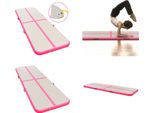 Vidaxl Tappetino Da Ginnastica Gonfiabile Con Pompa 400X100X10 Cm Pvc Rosa - Tappetino Da Ginnastica - Tappetino Da Ginnastica - Tappetino Da Ginnastica Yoga - Tappetino Da Ginnastica Yoga