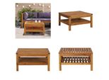 Vidaxl Tavolino 65X65X35 Cm In Legno Massiccio Di Acacia - Tavolino - Tavolini - Tavolo - Tavoli