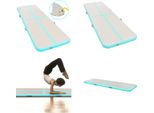 Vidaxl Tappetino Da Ginnastica Gonfiabile Con Pompa 300X100X10 Cm Pvc Verde - Tappetino Da Ginnastica - Tappetino Da Ginnastica - Tappetino Da Ginnastica Yoga - Tappetini Da Ginnastica Yoga