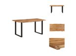 Vidaxl Tavolo Da Pranzo 154X80X76 Cm In Legno Massiccio Di Acacia - Tavoli Da Pranzo