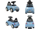 Vidaxl Auto Cavalcabile Fiat 500 Blu - Auto Cavalcabile - Auto Cavalcabile - Auto Cavalcabile Per Bambini - Auto Per Bambini