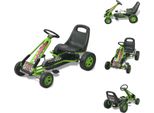 Vidaxl Go-Kart A Pedali Con Sedile Regolabile Verde - Girello E Scivolo Per Bambini E Veicoli A Pedali