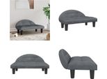 Vidaxl Letto Per Cani Grigio Scuro 70X52X30 Cm In Velluto - Letto Per Cani - Letti Per Cani - Divano Per Cani - Divano Per Animali Domestici