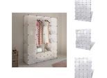 Vidaxl Armadio Componibile Con 18 Scomparti Bianco 37X146X180,5 Cm - Armadi