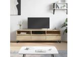Mobile Tv Vidaxl Rovere Sonoma 150X30X44,5 Cm In Legno - Mobile Tv - Mobile Tv - Supporto Tv - Pannello Tv