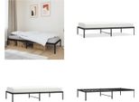 Vidaxl Struttura Letto In Metallo Nero 100X190 Cm - Struttura Letto - Cornici Letto - Struttura Letto - Letto