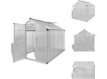 Vidaxl Serra Con Fondazione Alluminio Rinforzato 4,6 M² - Serre