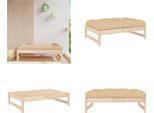 Vidaxl Sgabello Da Giardino 120X80 Cm In Legno Di Pino Massiccio - Sgabello Da Giardino - Sgabello Da Patio - Sgabello Da Esterno - Sgabello Da Giardino