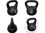 Kettlebell Ball Dumbbell Training Peso Manubrio 12KG - Kettelbells - Kettlebell - Kettlebells - Ball Dumbbell