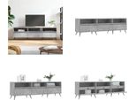 Vidaxl Mobile Tv Grigio Cemento 150X30X44,5 Cm Materiale A Base Di Legno - Mobile Tv - Mobile Tv - Supporto Tv - Lavagna Tv
