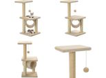 Vidaxl Tiragraffi Per Gatti In Sisal 65 Cm Beige - Tiragraffi - Albero Per Gatti - Alberi Per Gatti