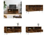 Vidaxl Mobile Tv In Rovere Fumé 100X34,5X44,5 Cm Materiale In Legno - Mobile Tv - Mobile Tv - Supporto Tv - Pannello Tv