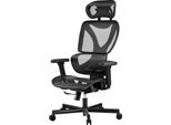 Sedia Da Ufficio Ergonomica Wiltec Con Poggiatesta E Braccioli Regolabili, Schienale Regolabile - Sedia Da Scrivania Che Favorisce La Schiena - Portata Fino A 150 Kg