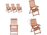 Vidaxl Sedie Da Giardino Pieghevoli 3 Pz. Legno Massiccio Di Acacia - Sedia Da Giardino - Sedie Da Giardino - Sedia - Sedie