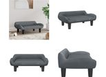 Vidaxl Letto Per Cani Grigio Scuro 70X40X24 Cm In Velluto - Letto Per Cani - Letti Per Cani - Divano Per Cani - Divano Per Animali Domestici