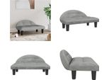 Vidaxl Letto Per Cani Grigio Chiaro 70X52X30 Cm In Velluto - Letto Per Cani - Letti Per Cani - Divano Per Cani - Divano Per Animali Domestici