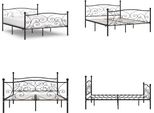 Vidaxl Struttura Letto Con Rete A Doghe In Metallo Nero 180 × 200 Cm - Struttura Letto - Telai Letto - Struttura Letto - Letto Matrimoniale