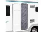 The Living Store Tenda Zanzariera Marrone E Beige 56X200 Cm Ciniglia