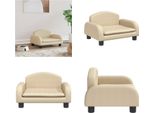 Vidaxl Letto Per Cani Crema 50X40X30 Cm In Tessuto - Letto Per Cani - Letti Per Cani - Divano Per Cani - Divano Per Animali Domestici