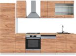 Vicco Cucina Componibile Fame-Line, 300 Cm , Pt Rovere, Quercia Dorata/Bianco