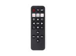 Telecomando Universale | Preprogrammato | 2 Dispositivi | Disney + Button / Pulsante Netflix | Infrarossi | Nero