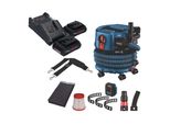 Bosch Gas 18V-12 Mc Aspiratore Professionale A Batteria Biturbo Brushless + 2X Batteria Procore 4,0 Ah + Caricabatterie + Accessori