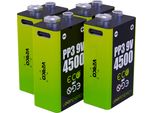 Verico Batteria Ricaricabile Agli Ioni Di Litio Loop Energy 9 V, Confezione Da 4 Pezzi