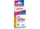 Edding 18-322/18-322-01 Edding EDD-322 Cyan Druckerpatrone Kompatibel Zu Canon CLI-551 Xl