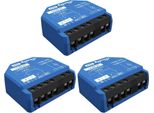 Shelly 1 Gen3 - 3 Pack | Relè Interruttore Intelligente Wlan Con Contatto Pulito | Interruttore Della Luce | Domotica | Compatibile Con Alexa E Google Home | App Ios Android | Non è Necessario Un Hub