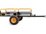 Rimorchio Ribaltabile Wiltec Fino A 450 Kg Per Trattorini, Rimorchio Ribaltabile 210 X 120 X 70 Cm Con Griglia E Pareti Laterali Rimovibili, Rimorchio Con Funzione Di Ribaltamento